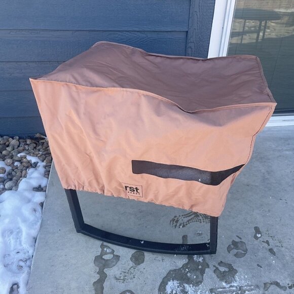 RST Brands 31”x21”x17” Single Club Chair/Armless Outdoor Furniture Cover Brown - Picture 3 of 12